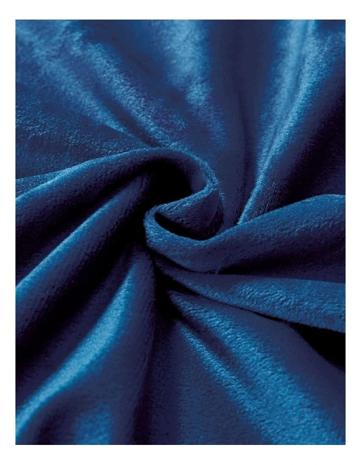 CleverPolly Corduroy Velvet European Pillowcase in Navy Blue image 2