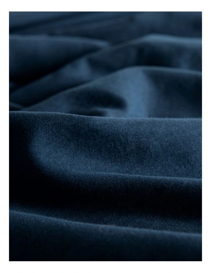 CleverPolly Vintage Washed Microfibre King Pillowcases in Navy Blue 2 Pack image 3