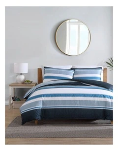 Westport Quilt Cover Set in Navy