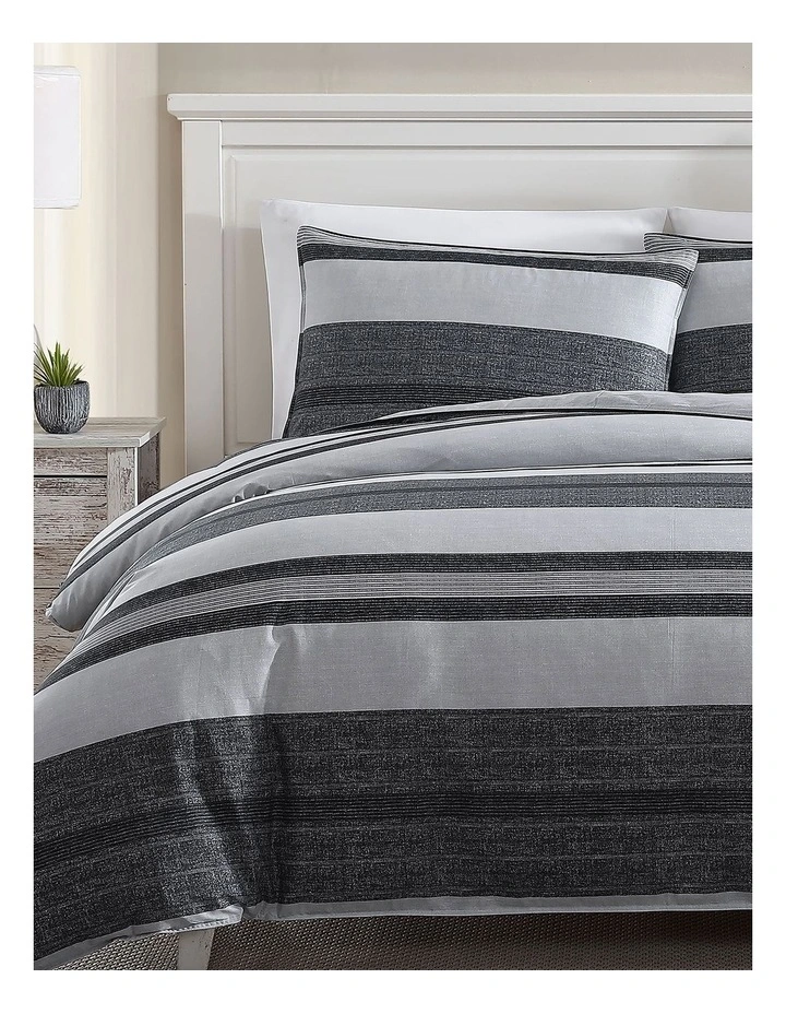 Ardmoore Quilt Cover Set  in Dark Grey image 2