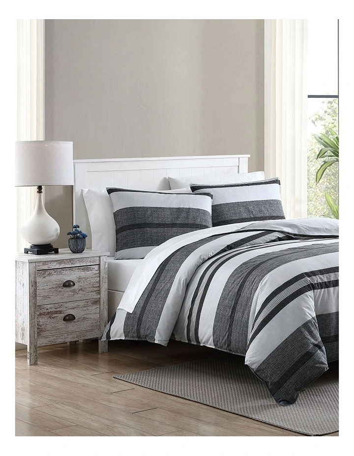 Ardmoore Quilt Cover Set  in Dark Grey image 3