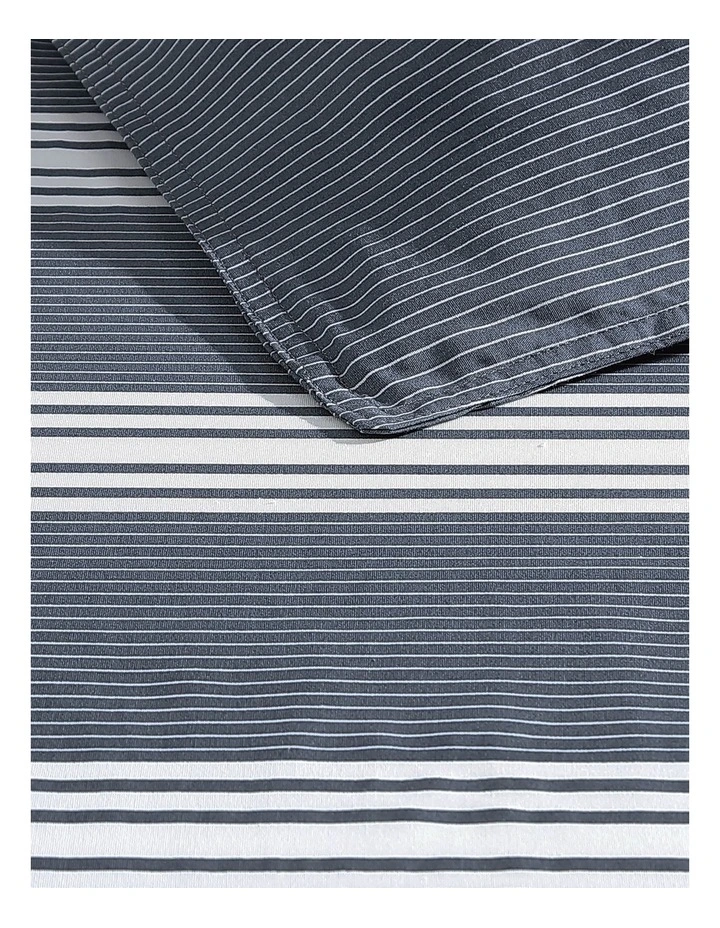 Craver Quilt Cover Set in Charcoal image 5