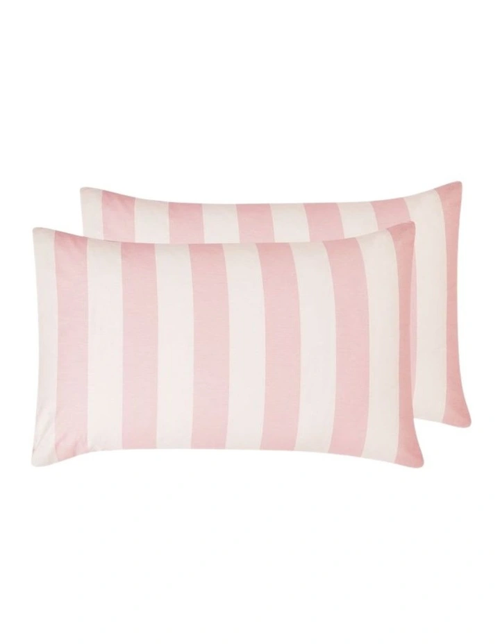 GIOIA CASA Alice Reversible Printed Cotton Quilt Cover Set in Pink image 4