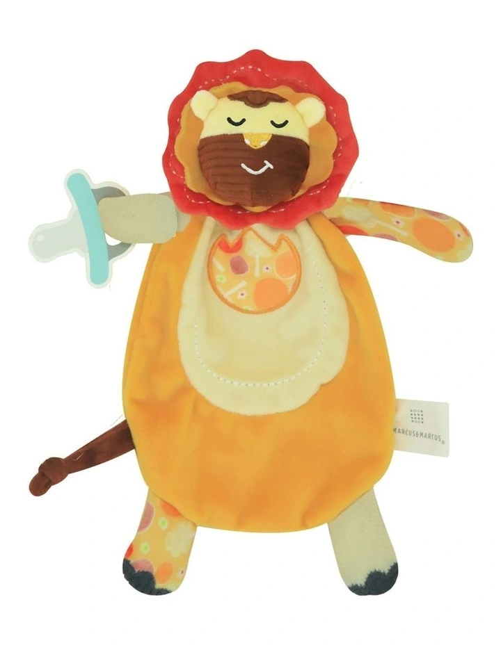 Marcus & Marcus 27cm Marcus Lion Sensory Security Blanket Baby/Infant 0 Red image 2
