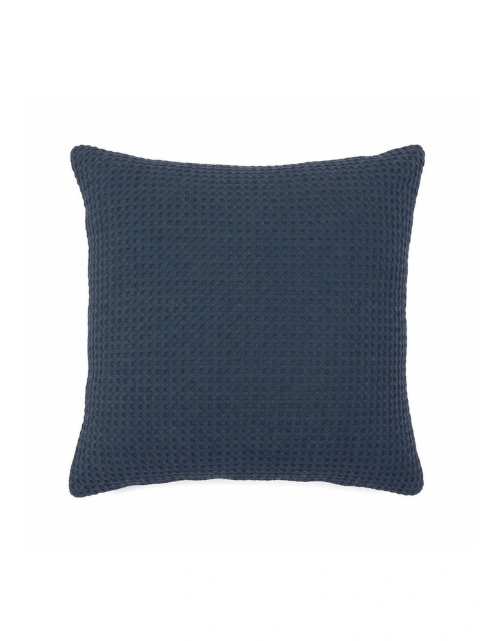 Dorset Waffle Euro Pillowcase Navy image 1
