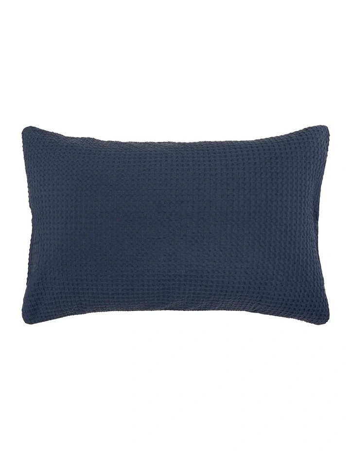 Dorset Waffle Quilt Cover Set Navy image 2