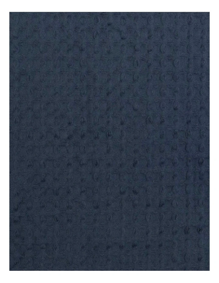 Dorset Waffle Quilt Cover Set Navy image 3