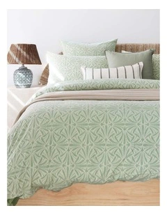 Huxley Quilt Cover Set Sage