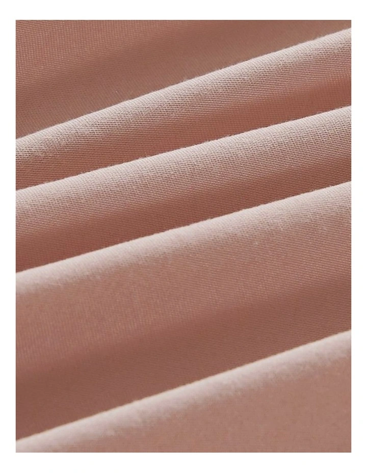 CleverPolly Vintage Washed Microfibre Sheet Set in Pink image 4