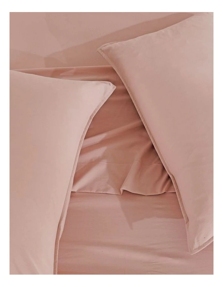 CleverPolly Vintage Washed Microfibre Sheet Set in Pink image 6