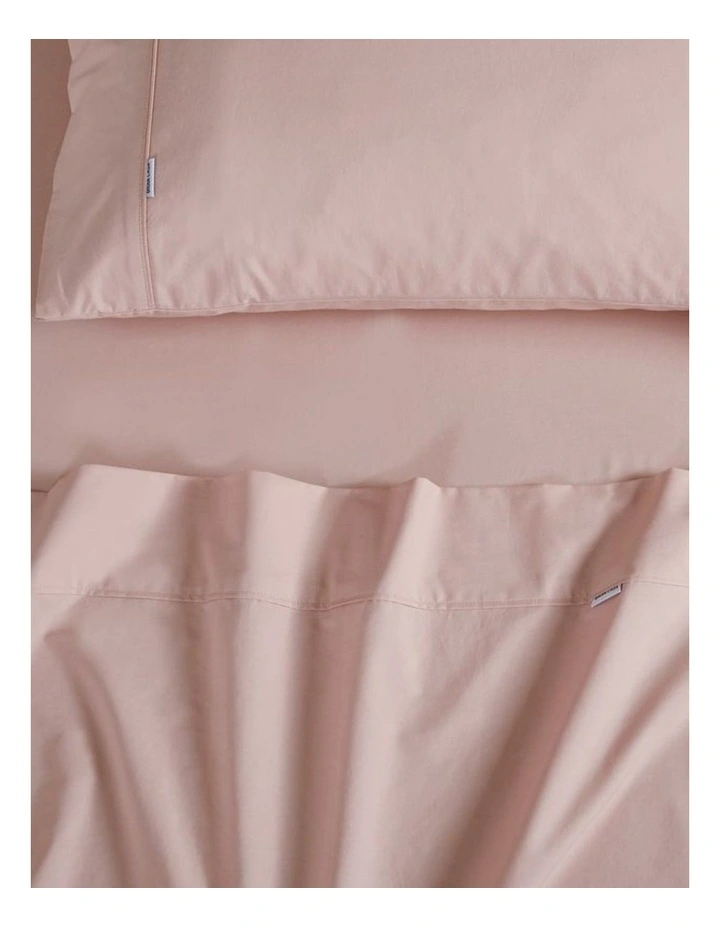 GIOIA CASA Vintage Washed Cotton Sheet Set in Pink image 2