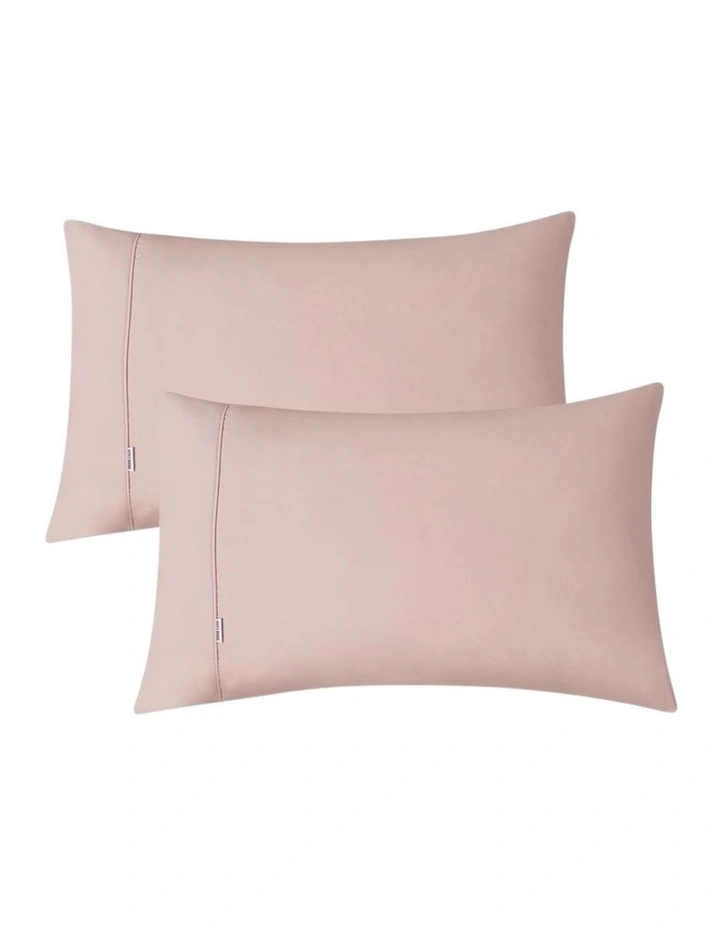 GIOIA CASA Vintage Washed Cotton Sheet Set in Pink image 4