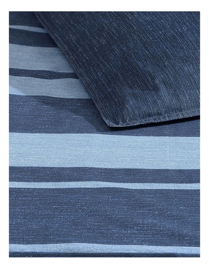 Longpoint Quilt Cover Set in Navy image 5