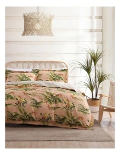 Siesta Key Quilt Cover Set in Cantaloupe