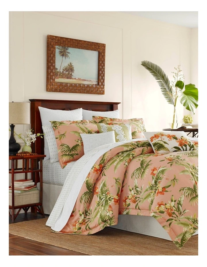 Siesta Key Quilt Cover Set in Cantaloupe image 2