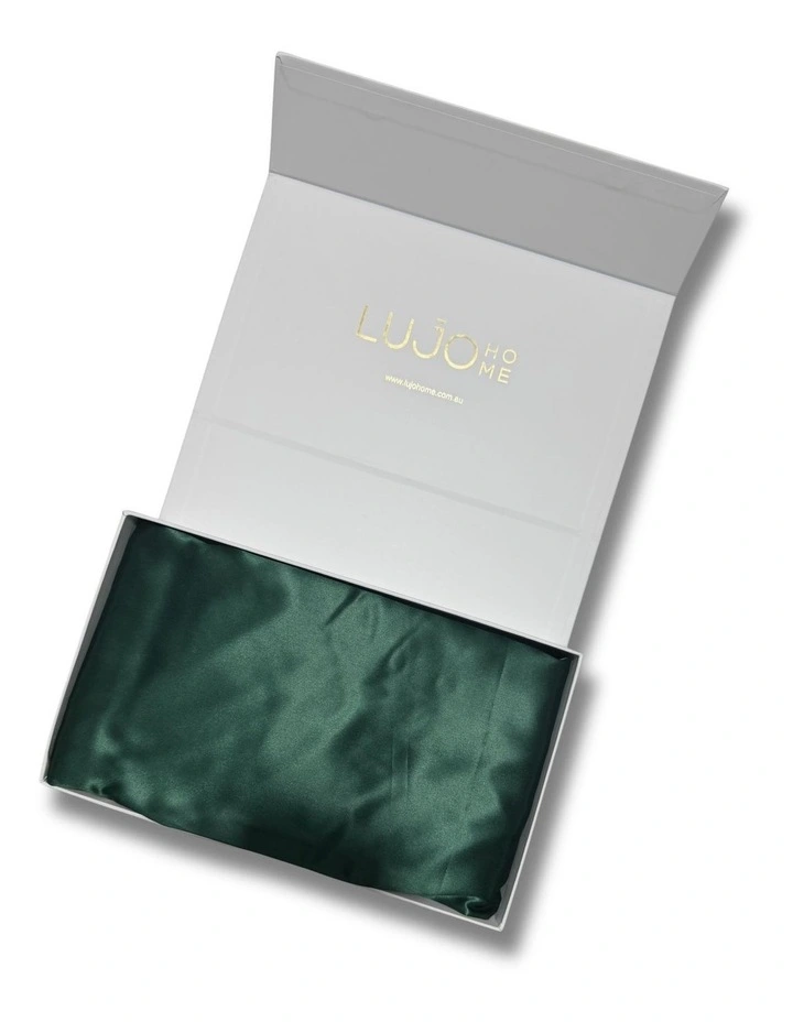 Silk Deep Fitted Sheet Emerald Green image 1