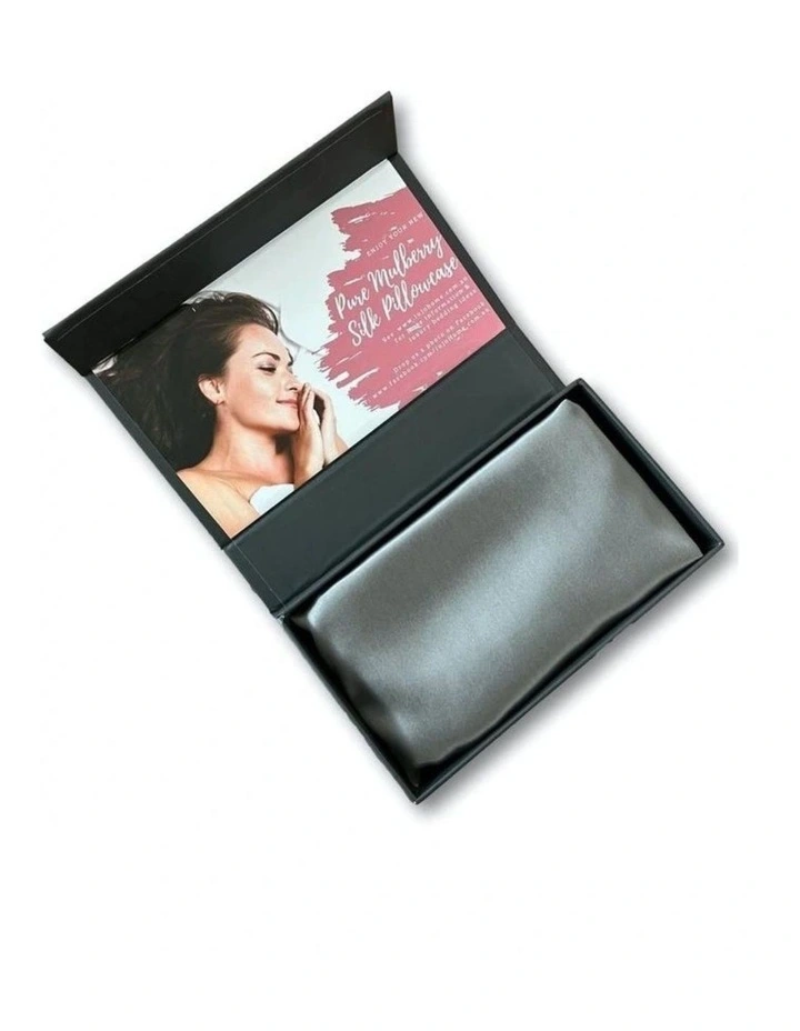 Mulberry Silk Pillowcase -19 Momme Silver image 1