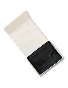 Silk Deep Fitted Sheet Black