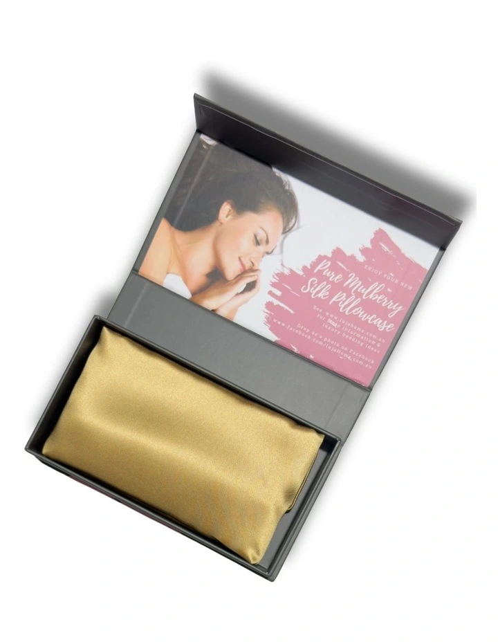 Mulberry Silk Pillowcase - 19 Momme Gold image 1