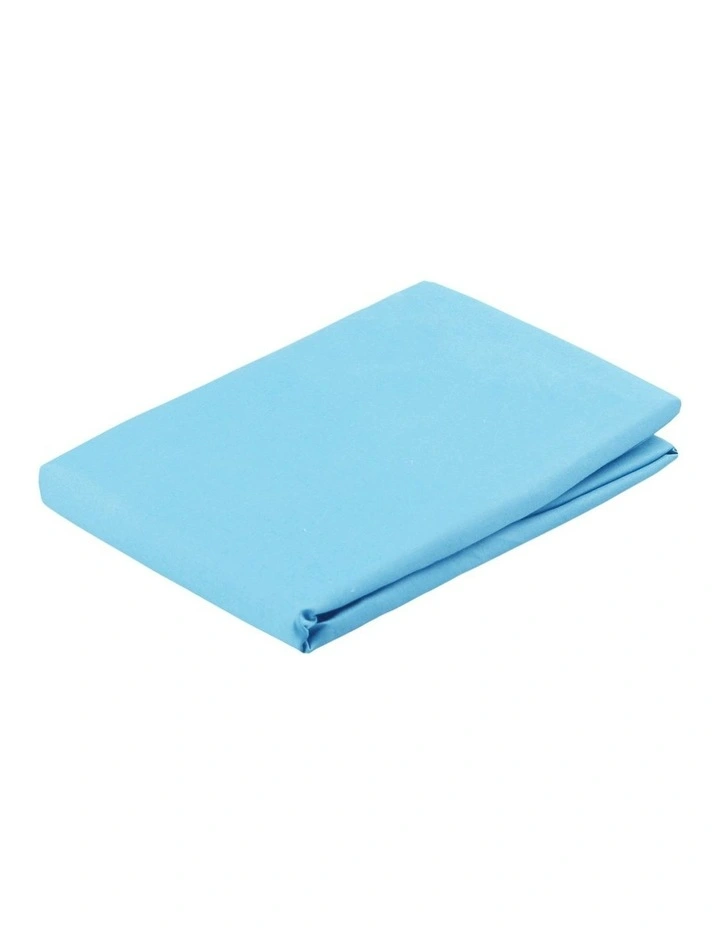 Dreamaker 250TC plain dyed pillowcases-48X73cm pair pack aqua image 2