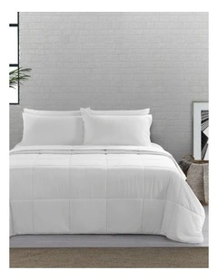 Natural Home Winter Bamboo Quilt 450gsm in White