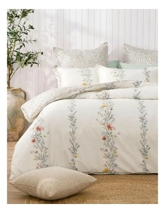 Dreamaker Bower Cotton Reversible Quilt Cover
