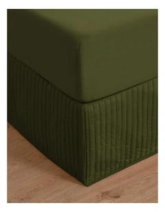 Dreamaker Quilted Valance in Olive