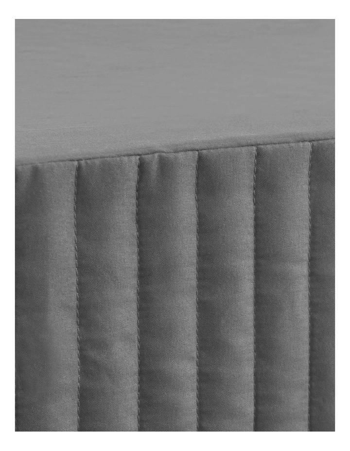 Dreamaker Quilted Valance in Charcoal image 3