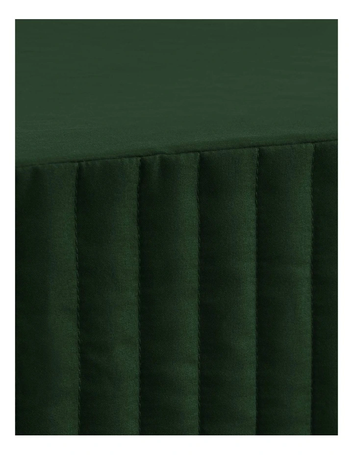 Dreamaker Quilted Valance in Eden Green image 3