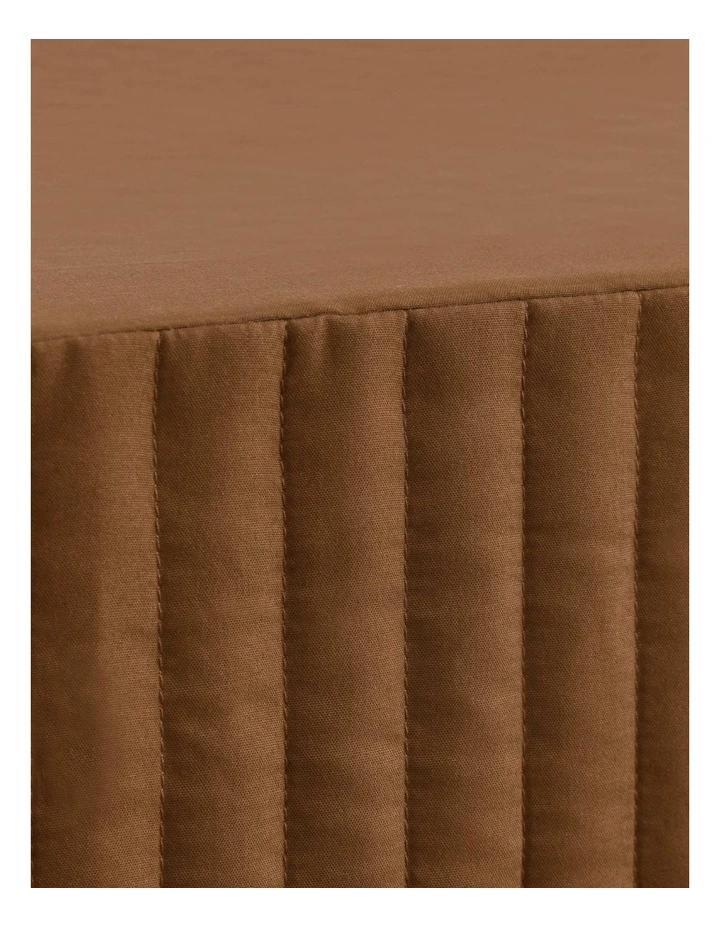 Dreamaker Quilted Valance in Rust image 3