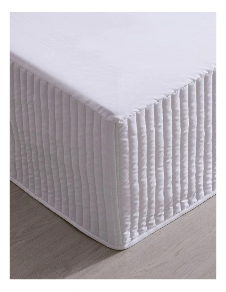 Dreamaker Quilted Valance in White image 1