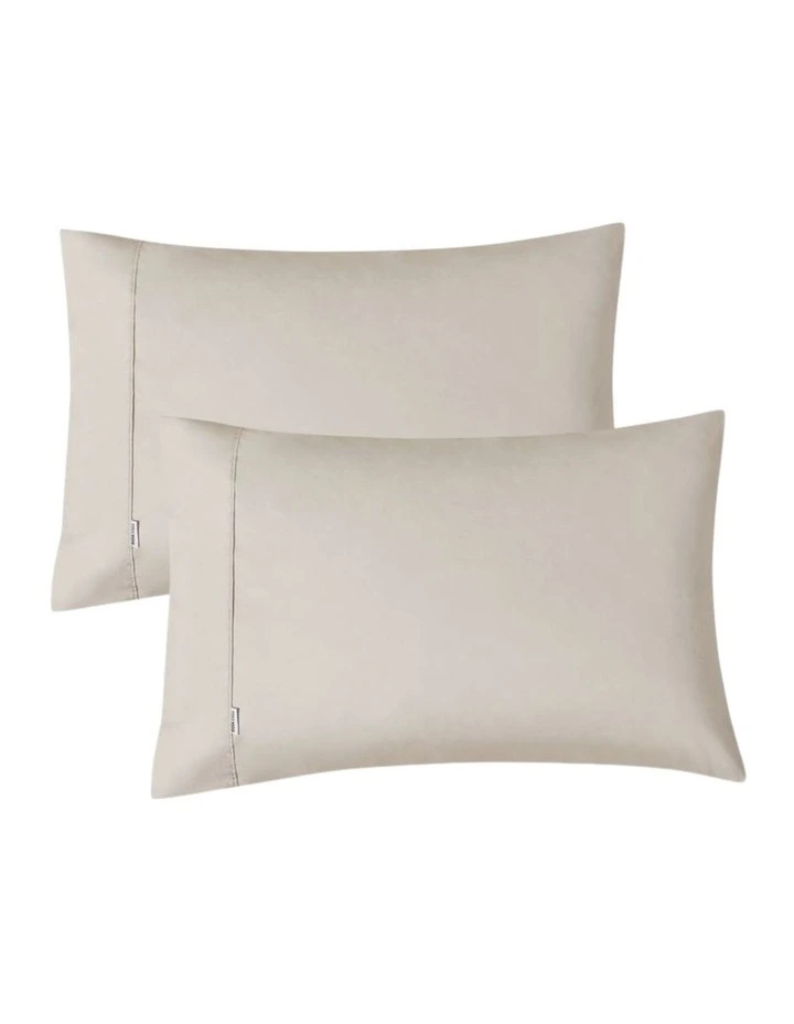GIOIA CASA Vintage Washed Cotton Sheet Set in Natural image 4