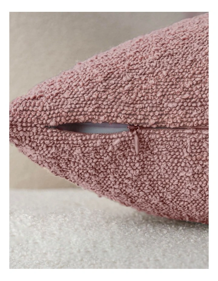 GIOIA CASA Boucle European Pillowcases in Pink 2 Pack image 4