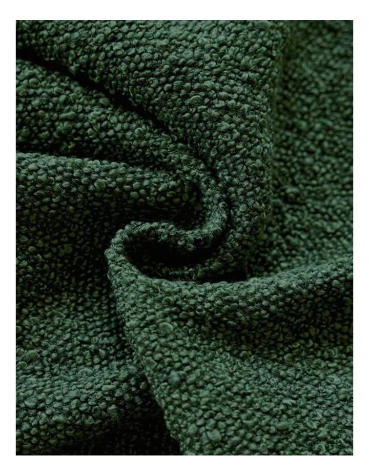GIOIA CASA Boucle European Pillowcases in Forest Green 2 Pack image 3