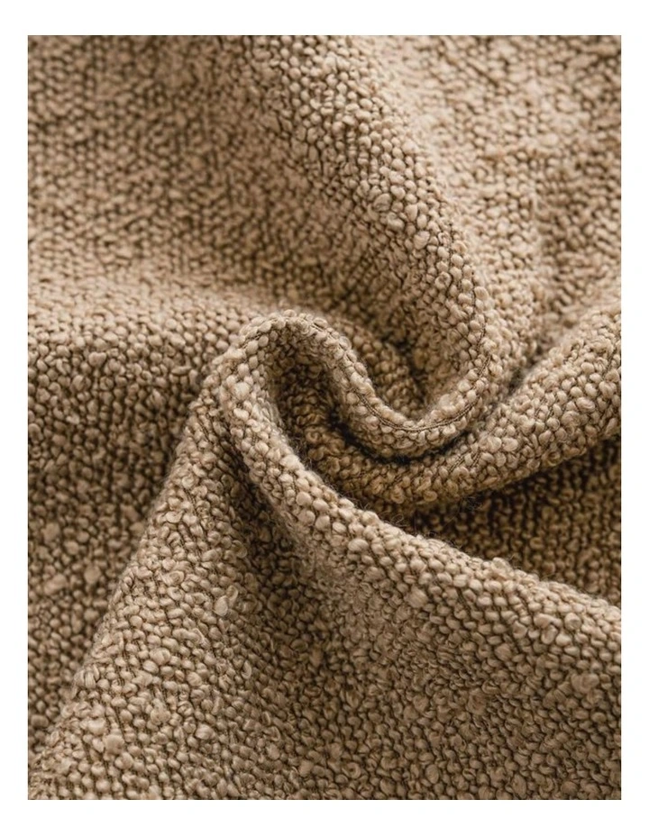 GIOIA CASA Boucle European Pillowcases in Camel 2 Pack image 3