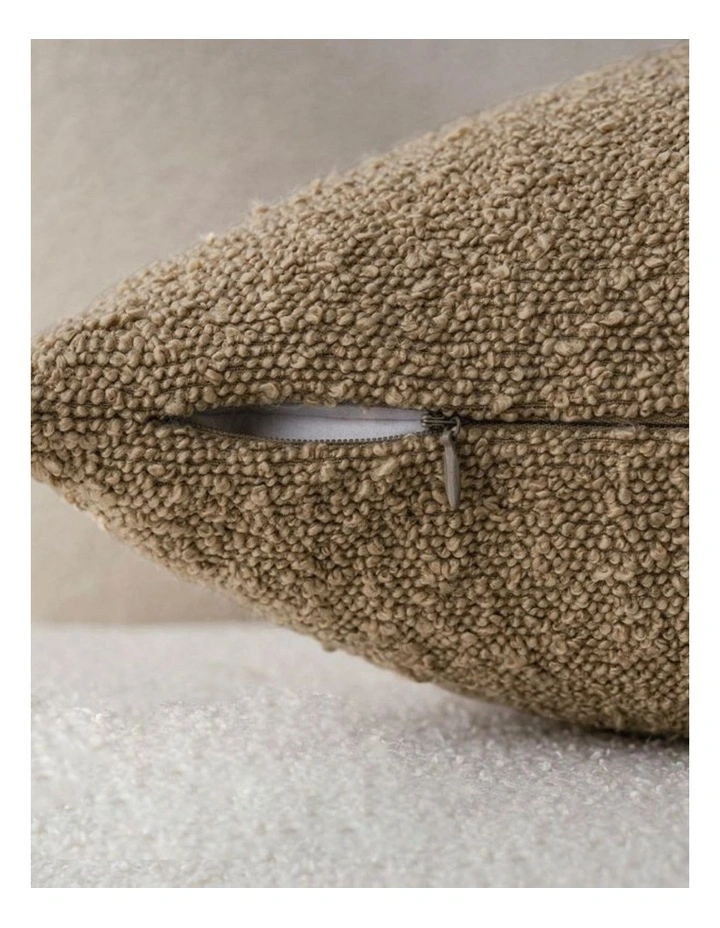 GIOIA CASA Boucle European Pillowcases in Camel 2 Pack image 4