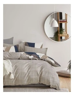 GIOIA CASA Oliver Reversible Printed Cotton Quilt Cover Set