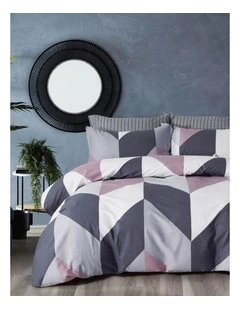 GIOIA CASA Dylan Reversible Printed Cotton Quilt Cover Set