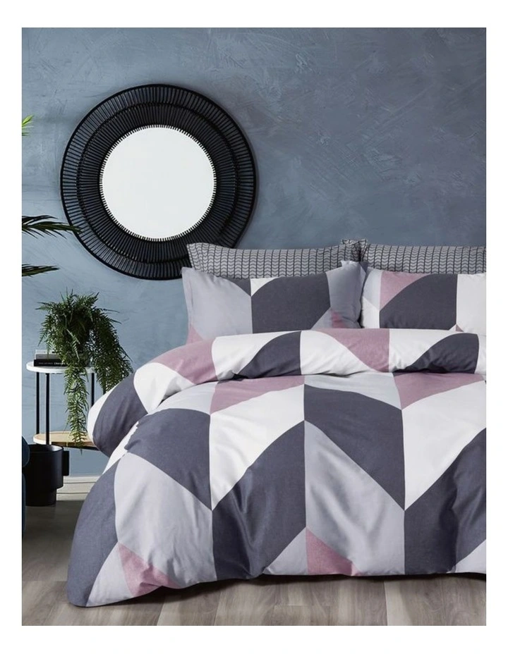 GIOIA CASA Dylan Reversible Printed Cotton Quilt Cover Set image 1