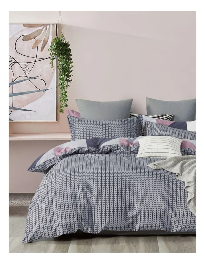 GIOIA CASA Dylan Reversible Printed Cotton Quilt Cover Set image 2