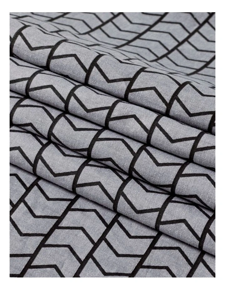 GIOIA CASA Dylan Reversible Printed Cotton Quilt Cover Set image 4
