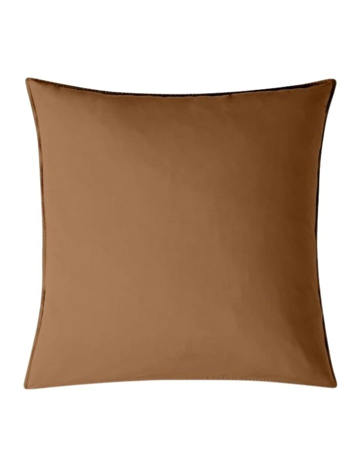 GIOIA CASA Vintage Washed Cotton Quilt Cover Set in Rust image 7