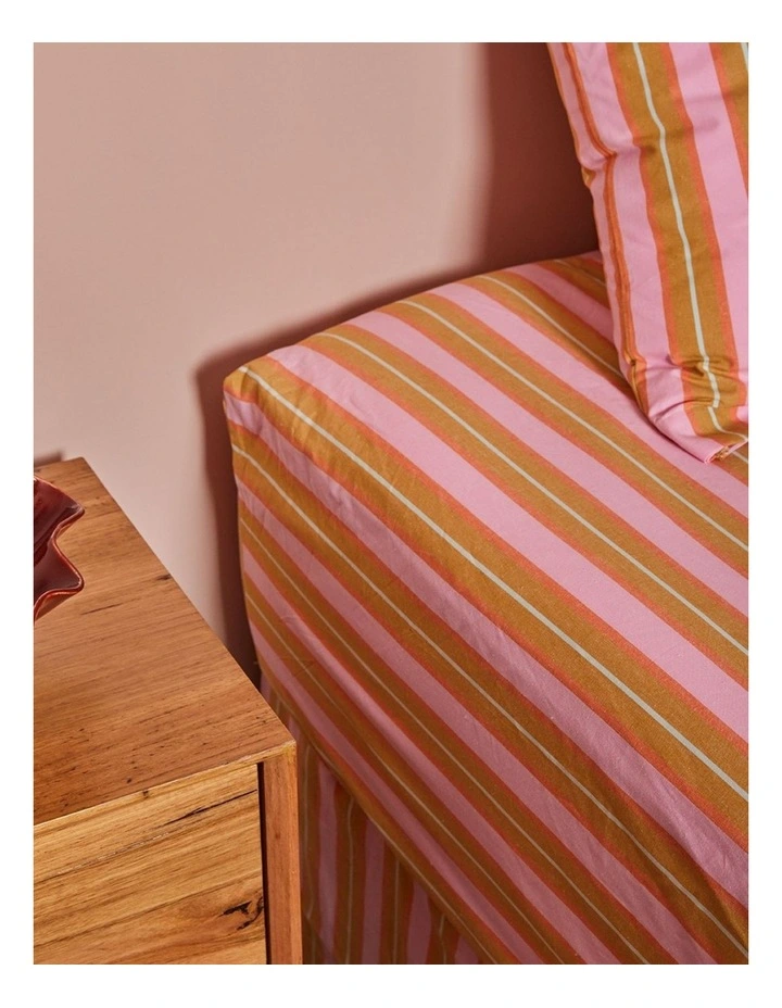Sunrise Stripe Fitted Sheet image 2
