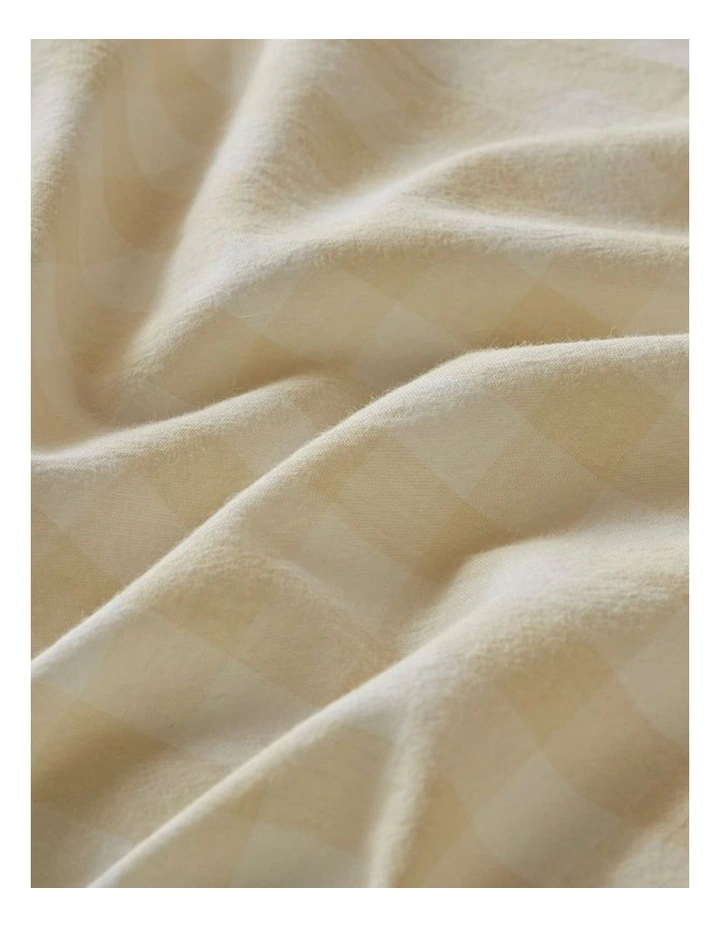GIOIA CASA Yarn-Dyed Vintage Washed Cotton Standard Pillowcases in Oatmeal 2 Pack image 2