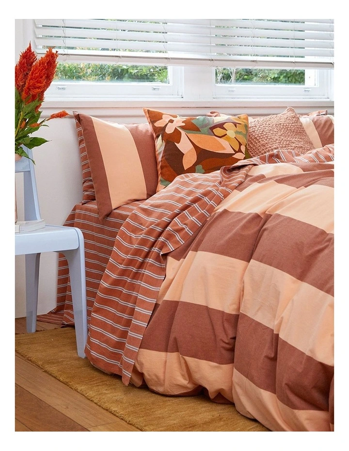 Breeze Rust Quilt Cover Set image 3