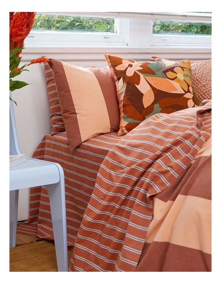 Breeze Rust Quilt Cover Set image 5