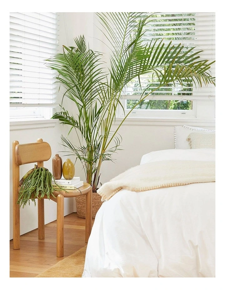 Blanket Stitch White Quilt Cover Set image 2