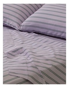 Pinstripe Lilac Sheet Set