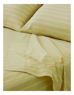 Pinstripe Lime Sheet Set