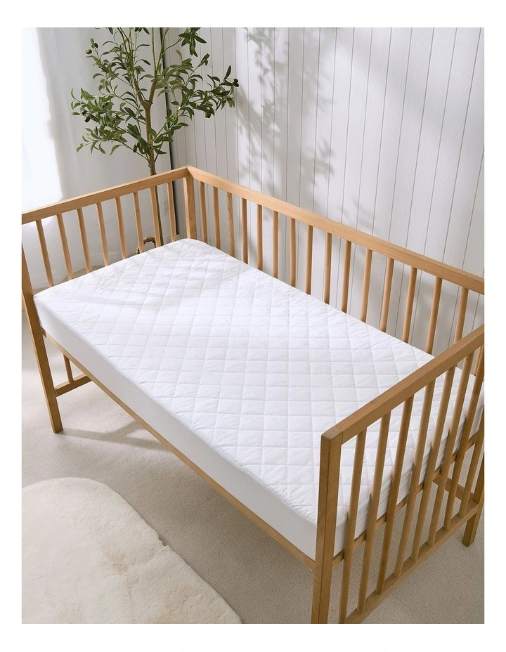 Dreamaker Baby Cotton Quilted Waterproof Mattress Protector image 1